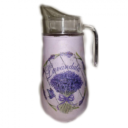 ΚΑΝΑΤΑ ΓΥΑΛΙΝΗ LAVANDULA (ΝΤΕΚΟΥΠΑΖ)