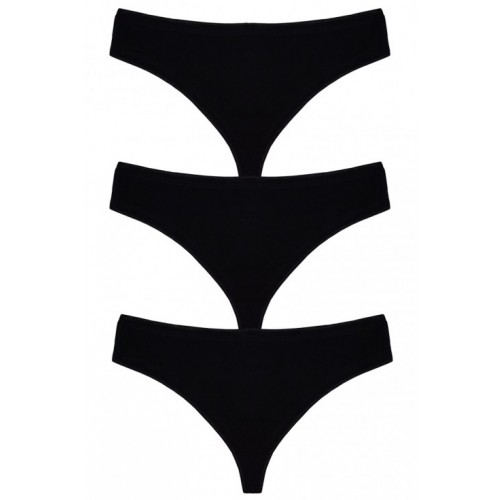 Τριάδα σλιπ string brazil ΜΑΥΡΟ
