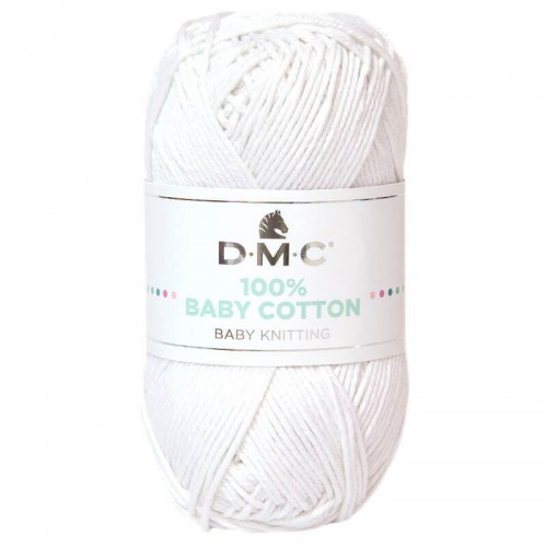 Νήμα 100% Baby Cotton -Λευκό