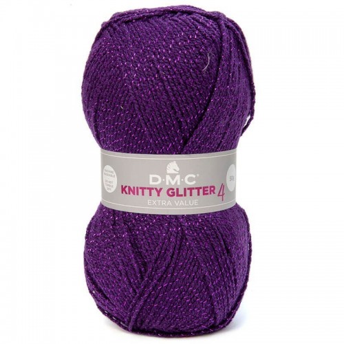 Νήμα Knitty 4 Glitter - 225 Μωβ