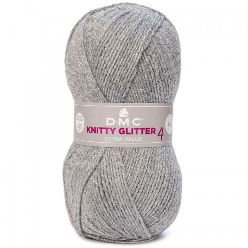 Νήμα Knitty 4 Glitter - 226 Γκρι