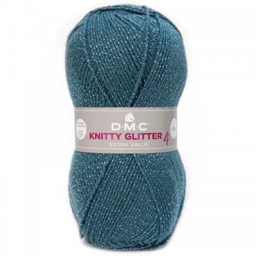 Νήμα Knitty 4 Glitter - 228 Μπλε - γκρι