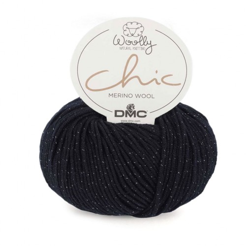 Νήμα Woolly Chic Μαύρο
