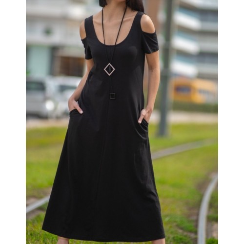 Φόρεμα μακρύ - μαύρο