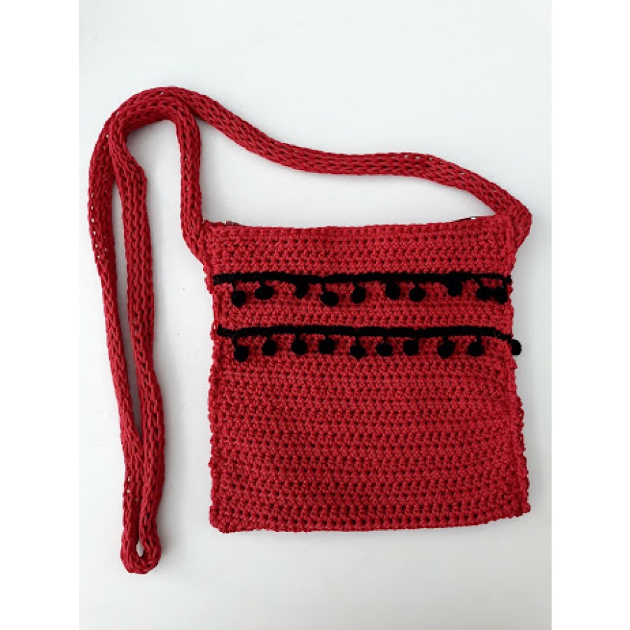 Πλεκτή τσάντα (Handmade)