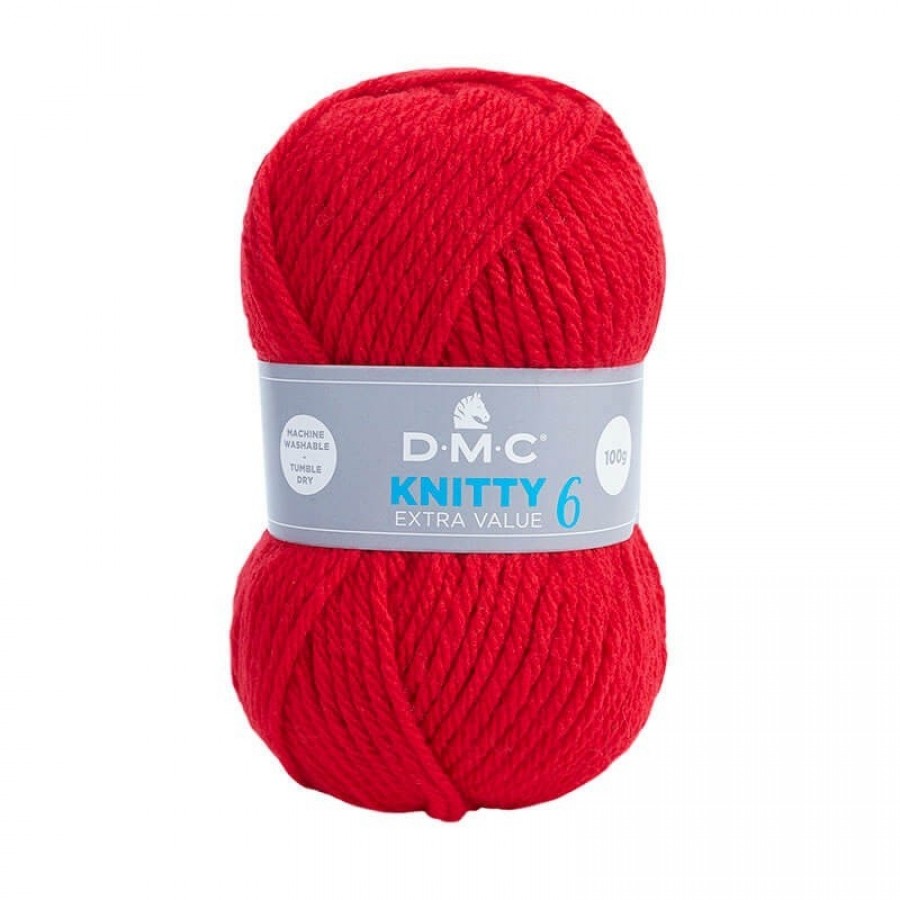 Νήμα Knitty 6 - 698 Κόκκινο