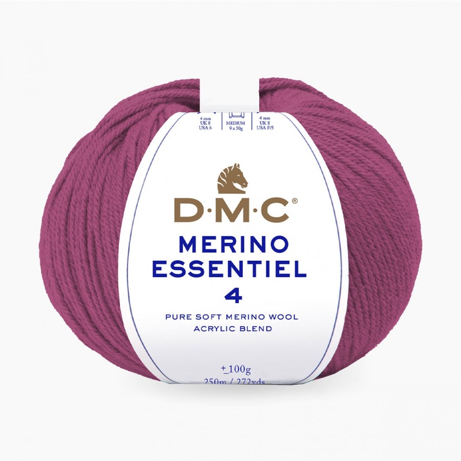 Νήμα Merino Essentiel  4 - φούξια μωβ  - 889
