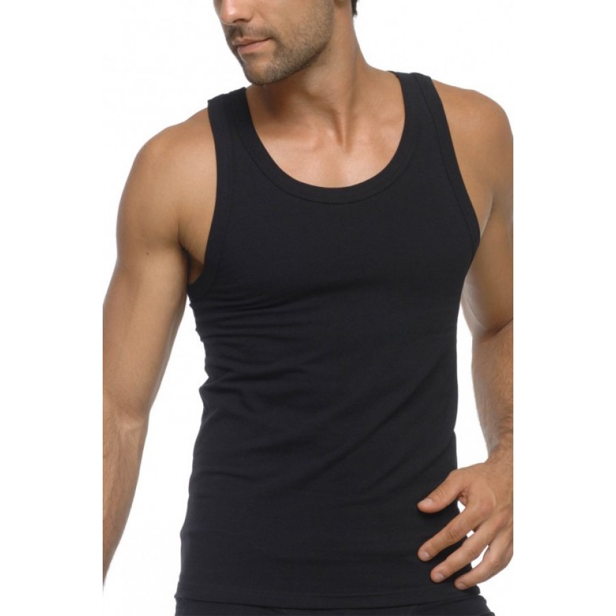 ΦΑΝΕΛΑ SHIRT SLEEVELESS ΜΑΥΡΟ - 85170