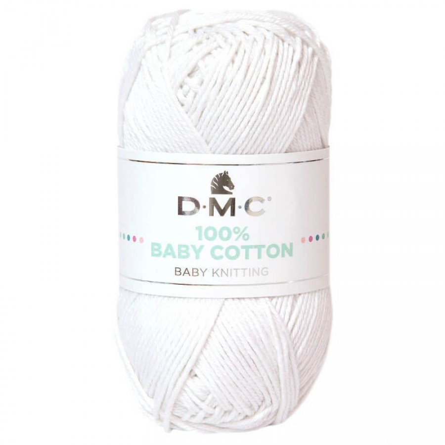 Νήμα 100% Baby Cotton -Λευκό