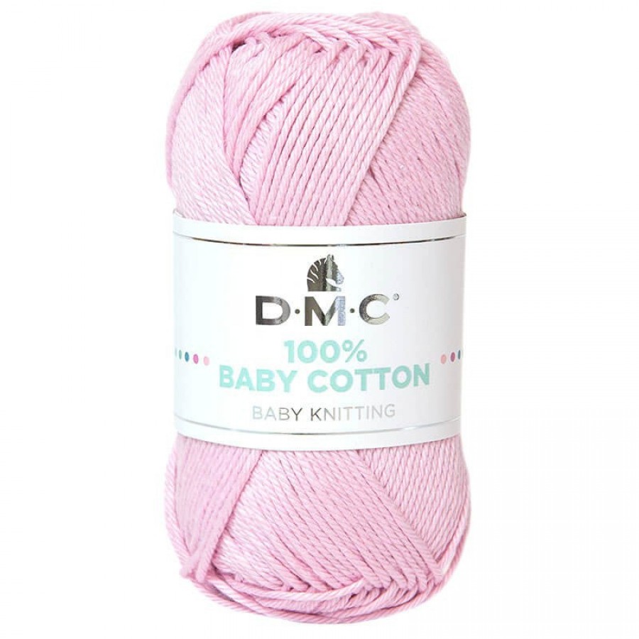 Νήμα 100% Baby Cotton - Ροζ ανοιχτό