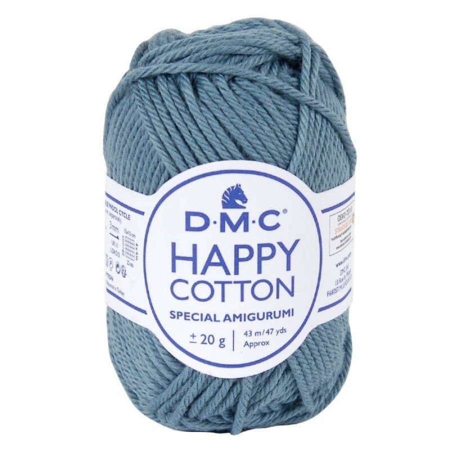 Νήμα Happy Cotton - μπλε ραφ