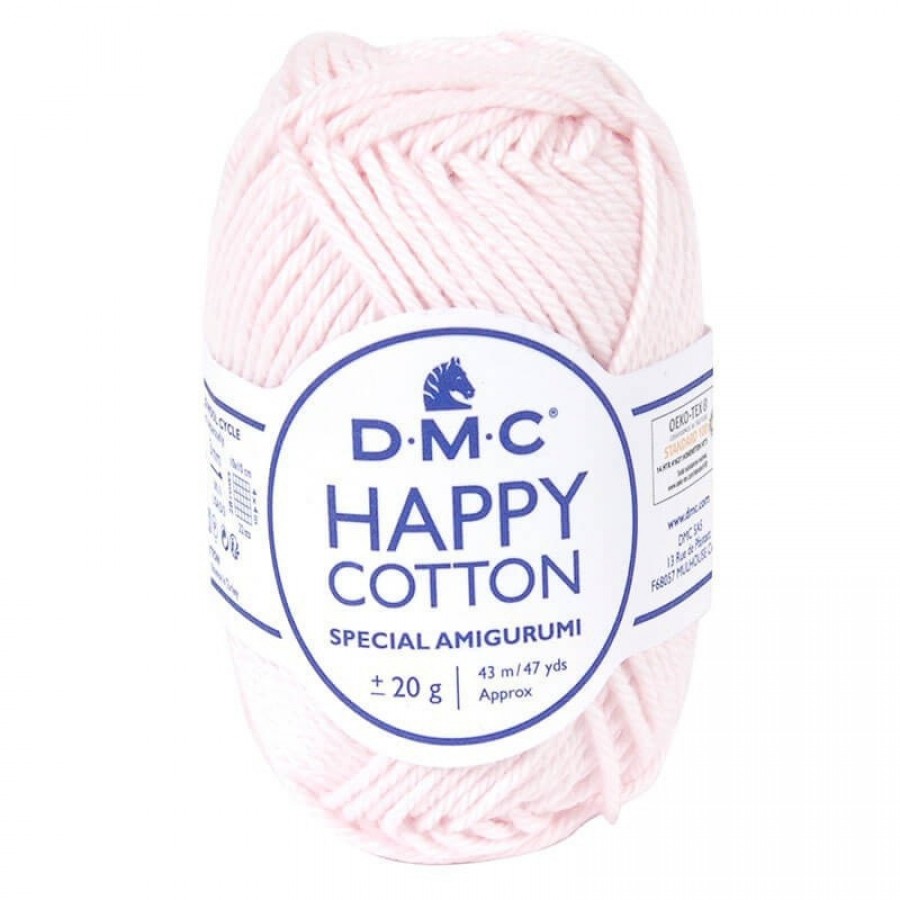 Νήμα Happy Cotton - Ροζ ανοιχτό