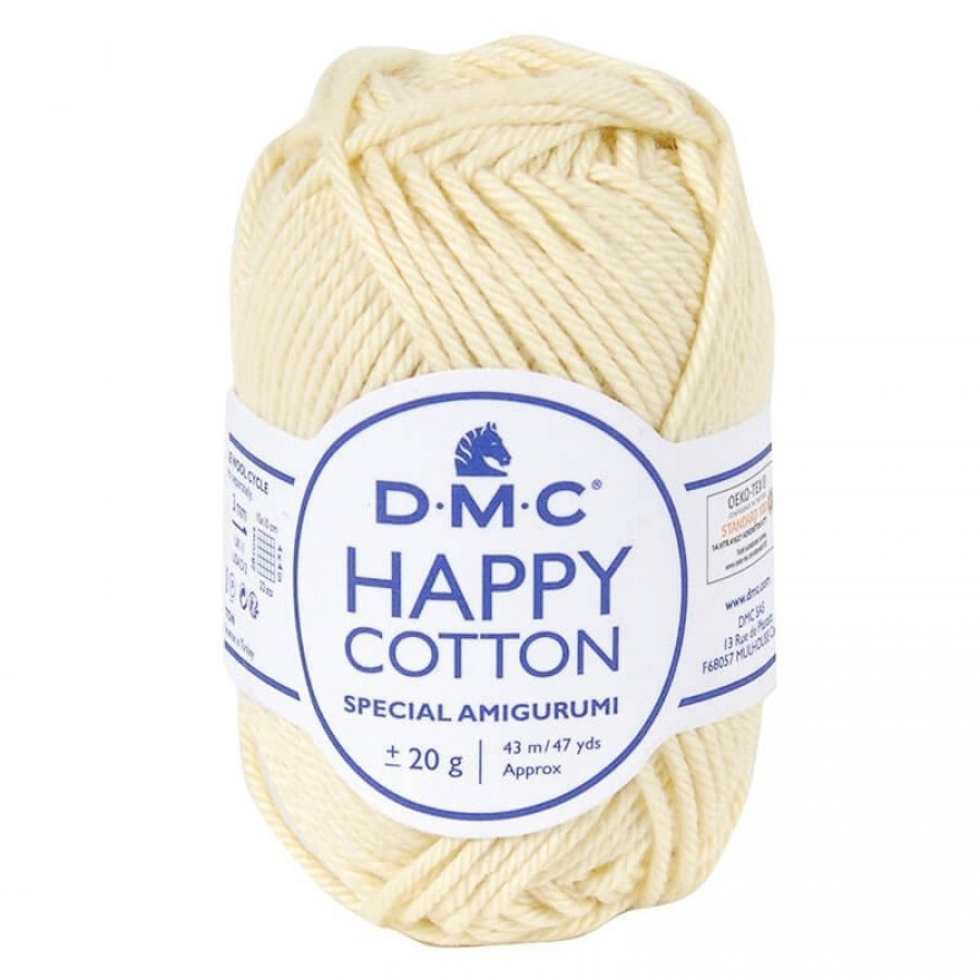 Νήμα Happy Cotton - Κίτρινο Ανοιχτό