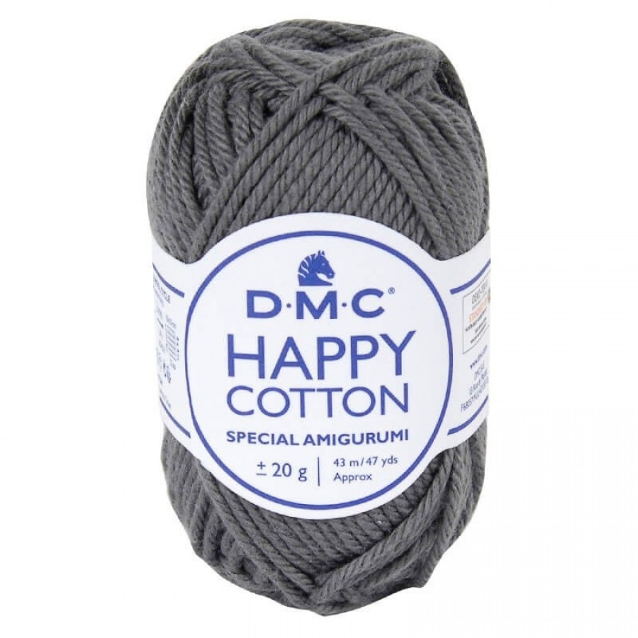 Νήμα Happy Cotton - Γκρι σκούρο 