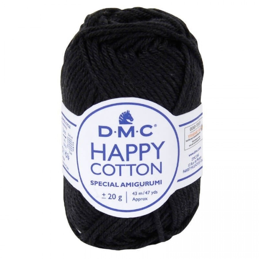Νήμα Happy Cotton - Μαύρο