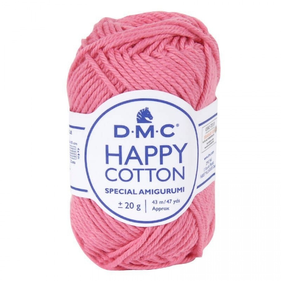 Νήμα Happy Cotton - Ροζ έντονο