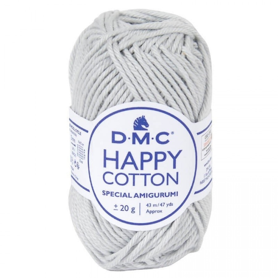 Νήμα Happy Cotton - Γκρι ανοιχτό