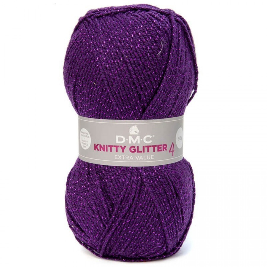 Νήμα Knitty 4 Glitter - 225 Μωβ