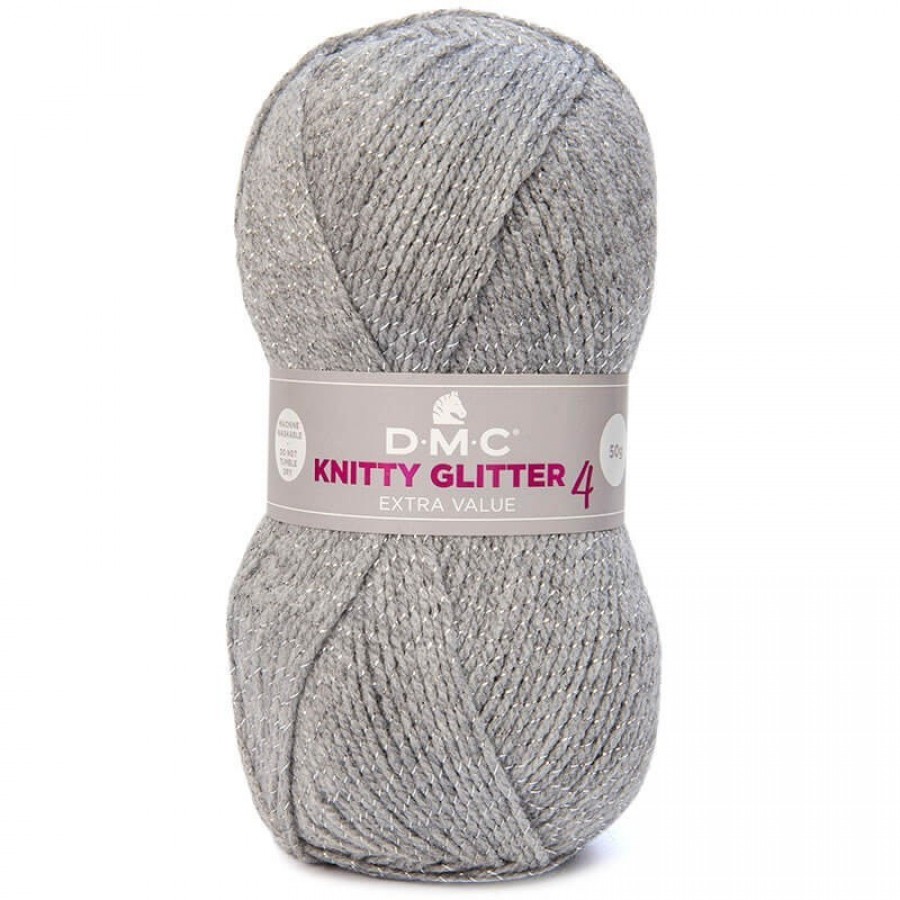 Νήμα Knitty 4 Glitter - 226 Γκρι