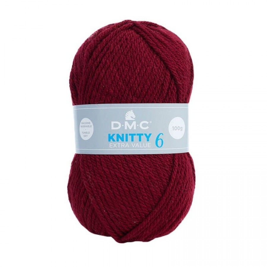 Νήμα Knitty 6 - 841 Μπορντώ