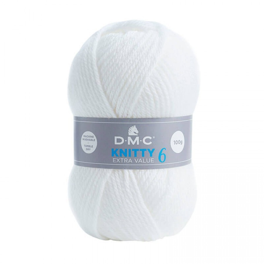 Νήμα Knitty 6 - 961 Λευκό