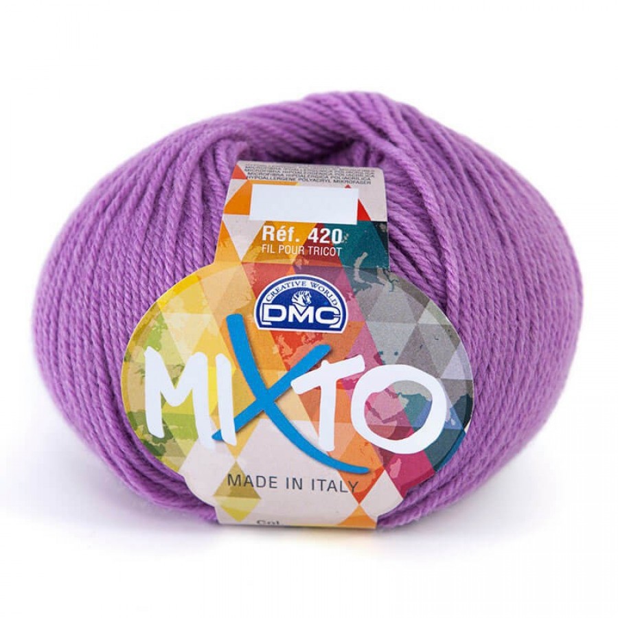 Νήμα Mixto Λιλά