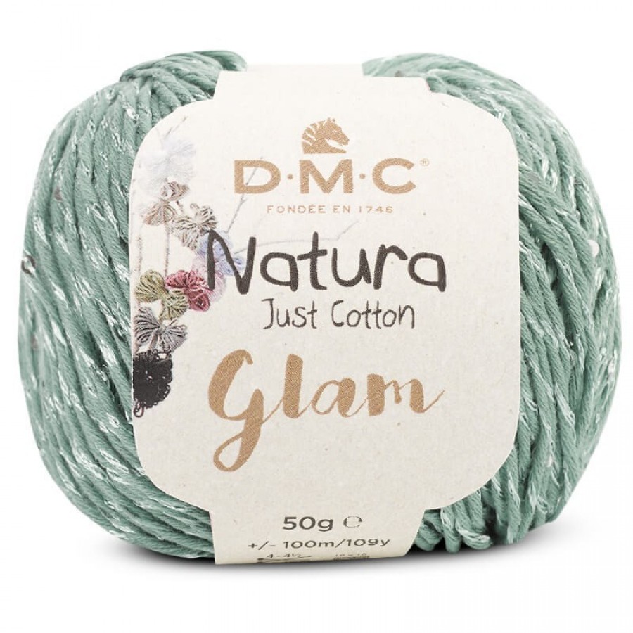 Νήμα natura glam - 20 Πράσινο φυστικί σκούρο