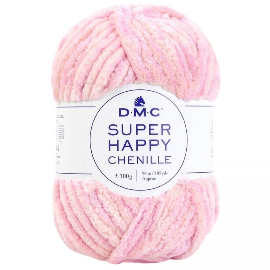 Νήμα Super Happy Chenille- 155 Ροζ 
