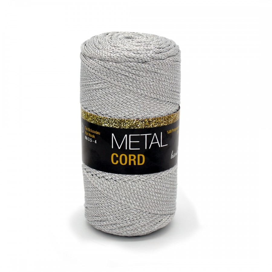 Νήμα Metal Cord -Ασημί Ιριδίζον