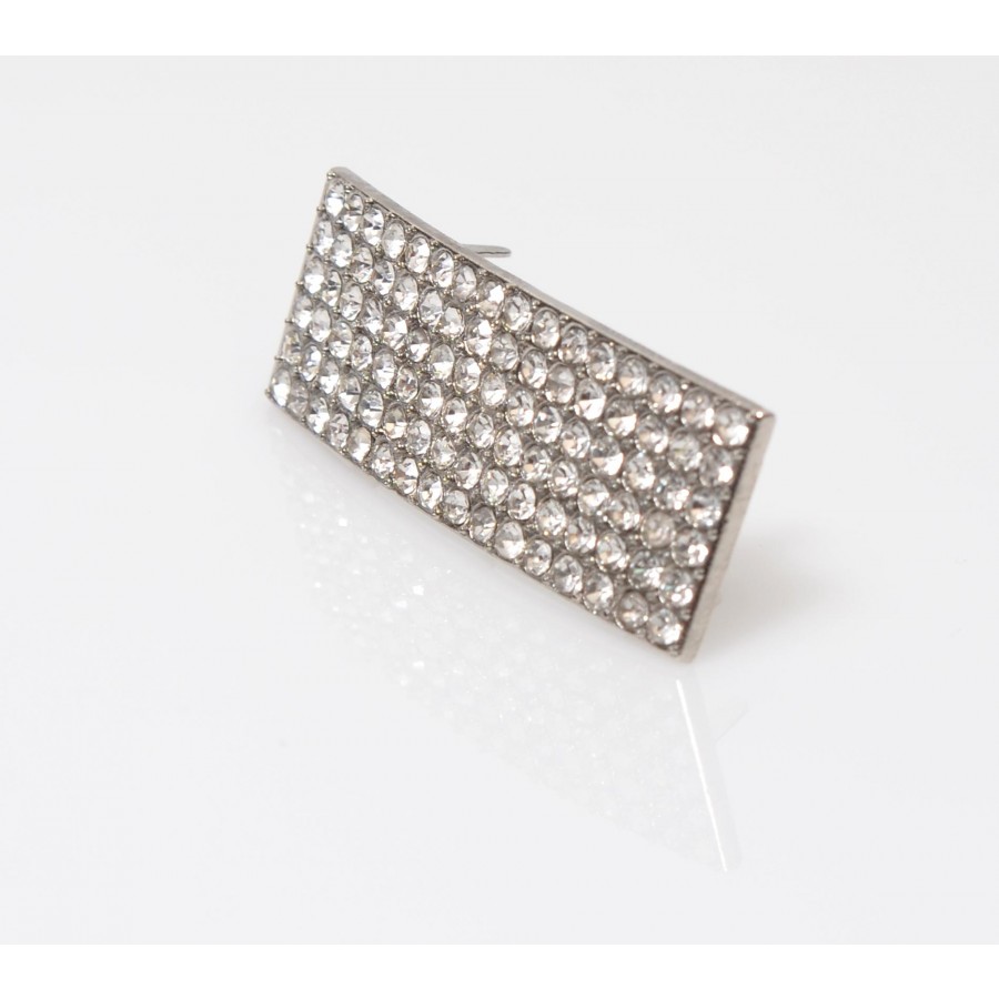 Ταμπελάκι Swarovski - Ασημί