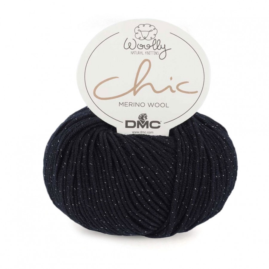 Νήμα Woolly Chic Μαύρο