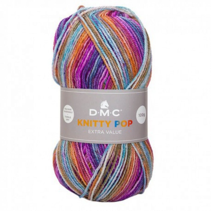 Νήμα Knitty Pop Πολύχρωμο