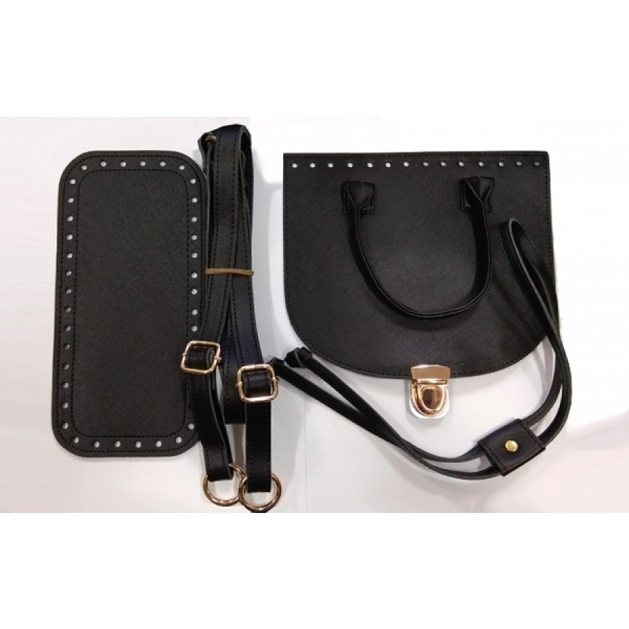 Kit τσάντας Μαργαρίτα Back Pack 4 τεμ. - μαύρο 