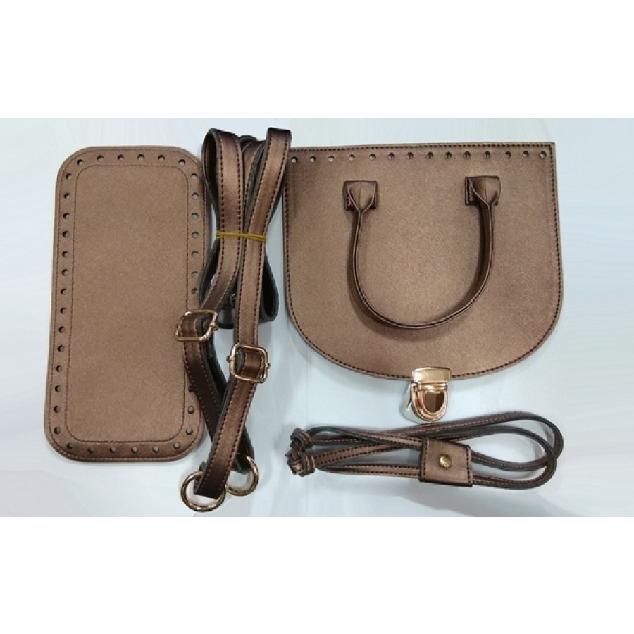 Kit τσάντας Μαργαρίτα Back Pack 4 τεμ. - μπρονζέ 