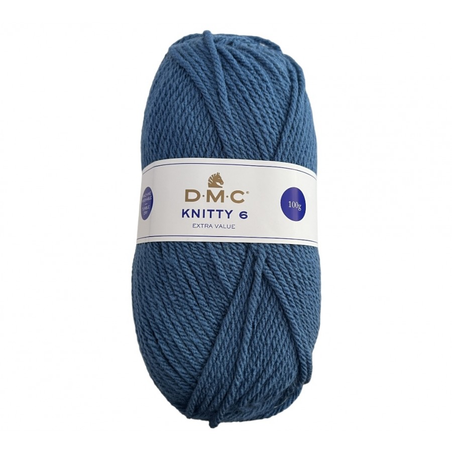 Νήμα Knitty 6 - μπλε ραφ 
