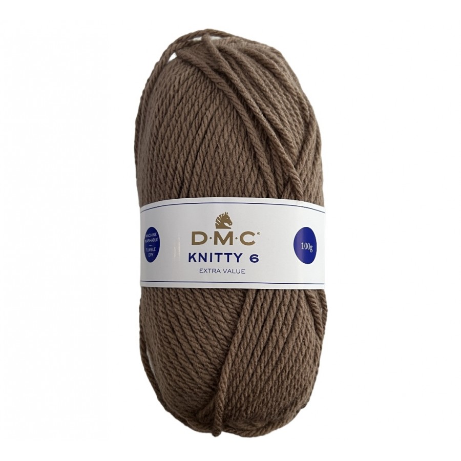 Νήμα Knitty 6 - 927 μπεζ πούρου 