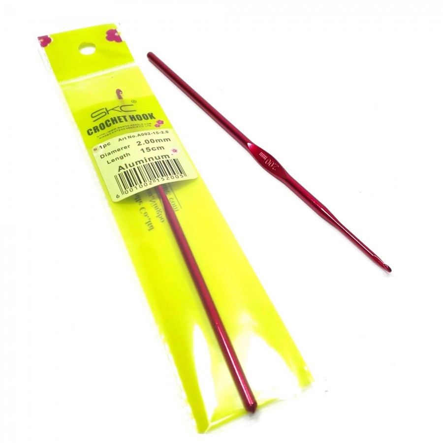 Βελονάκι αλουμινίου crochet hook - Νο. 2.00mm