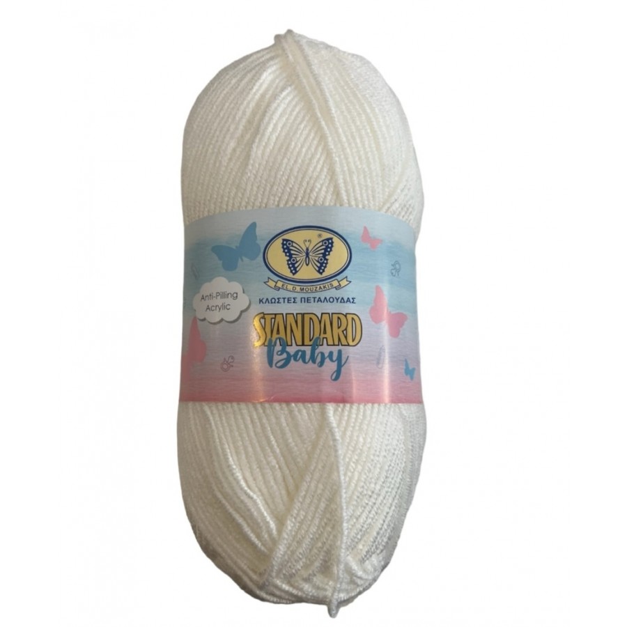 Νήμα Standard Baby - 003 λευκό 