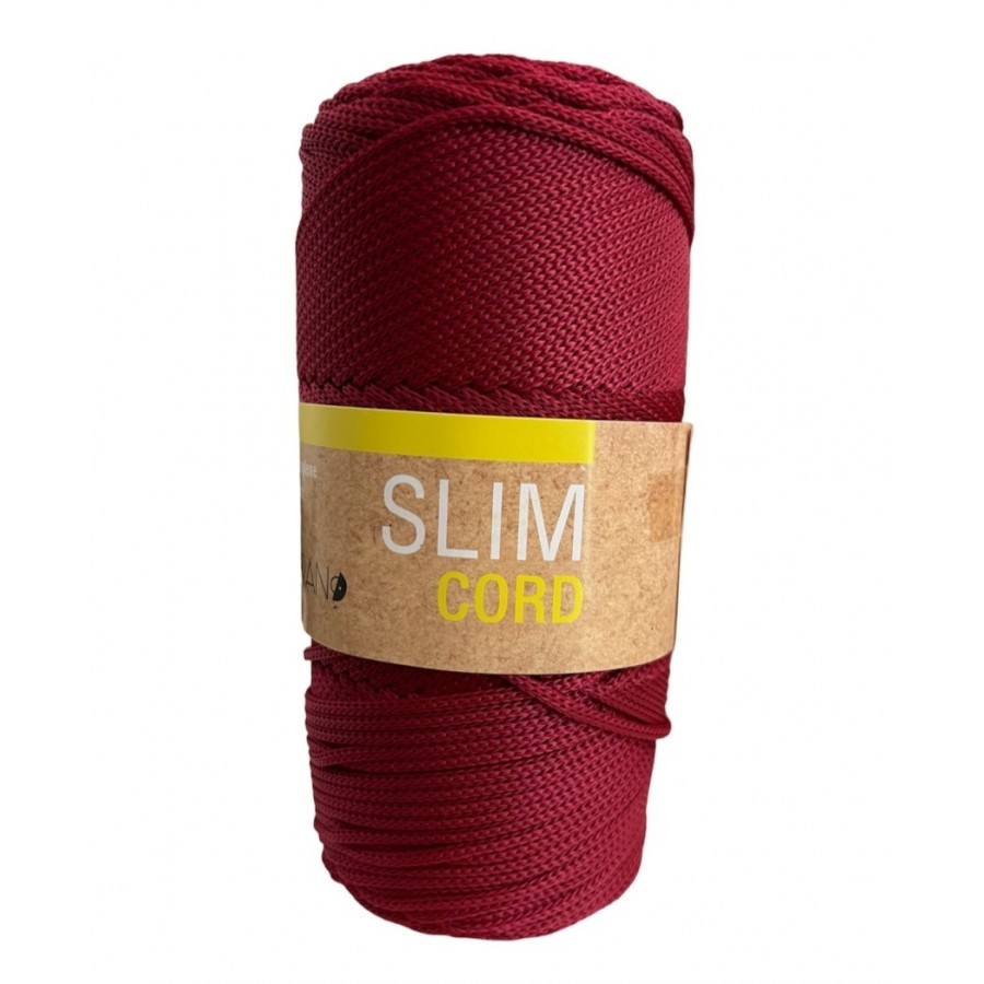 Slim Cord Κορδόνι για τσάντες - κόκκινο 113