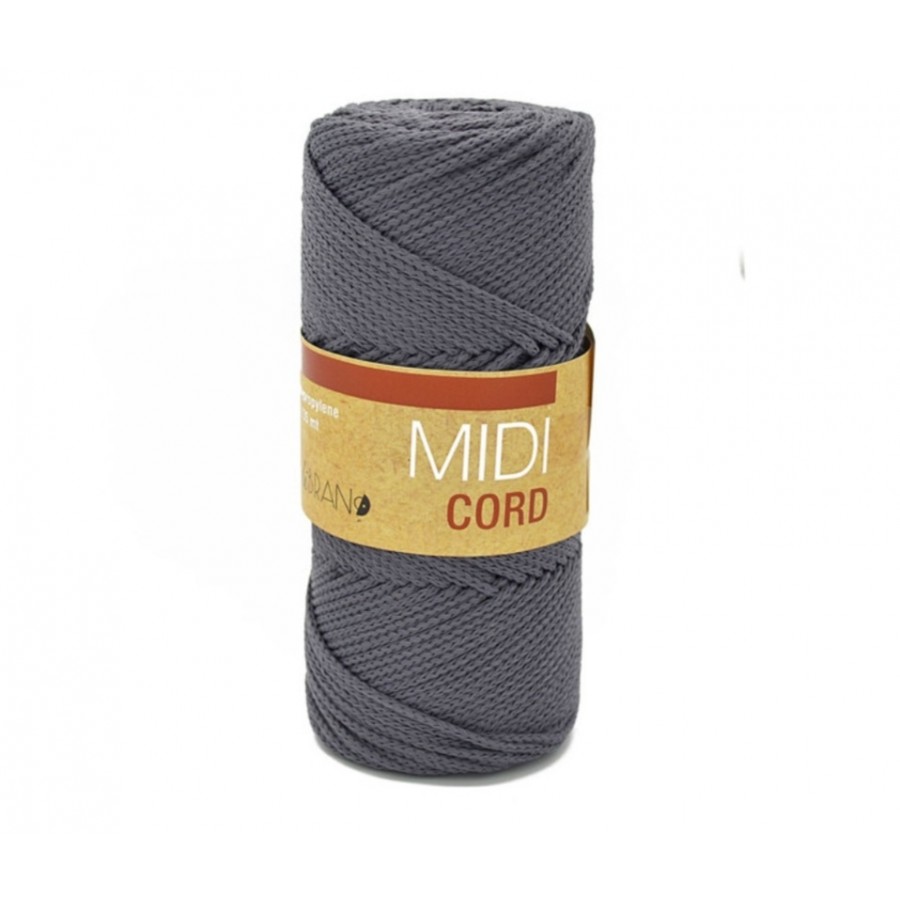 Κορδόνι midi cord - Γκρι σκούρο 069