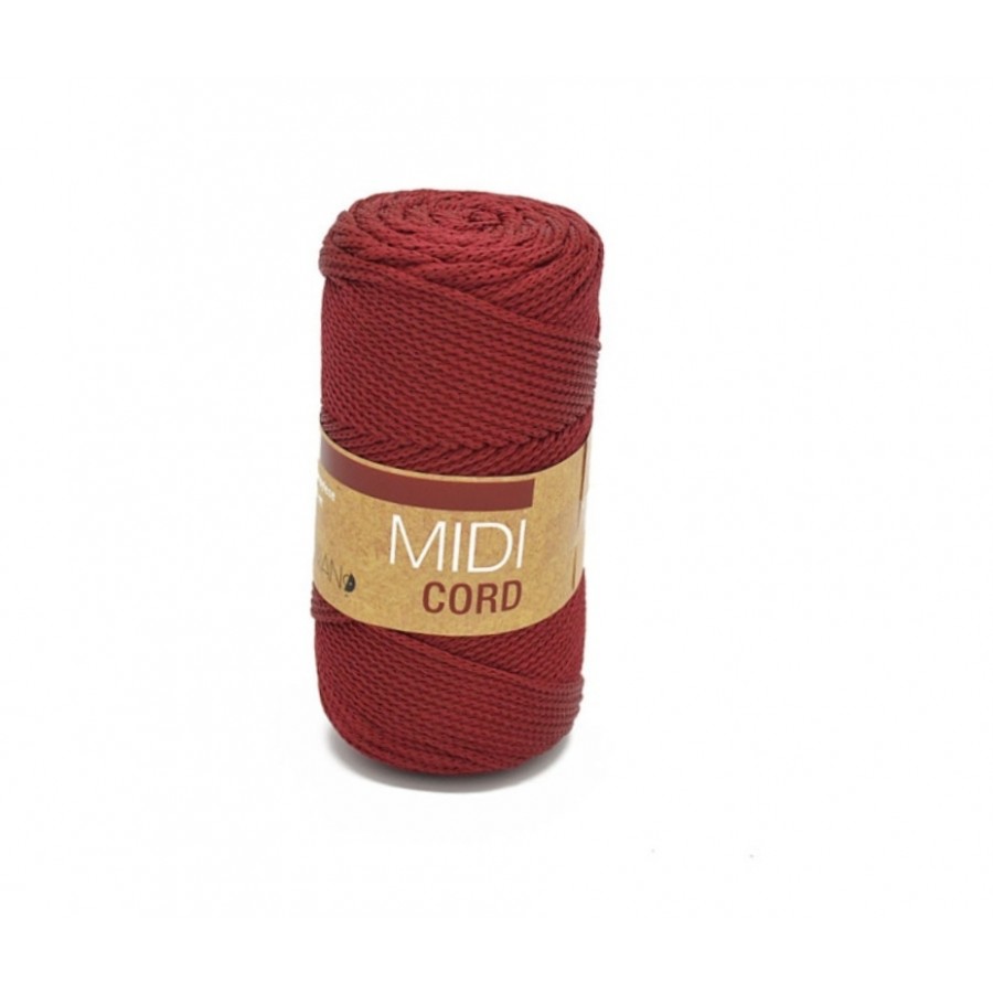 Κορδόνι midi cord - Μπορντώ 114