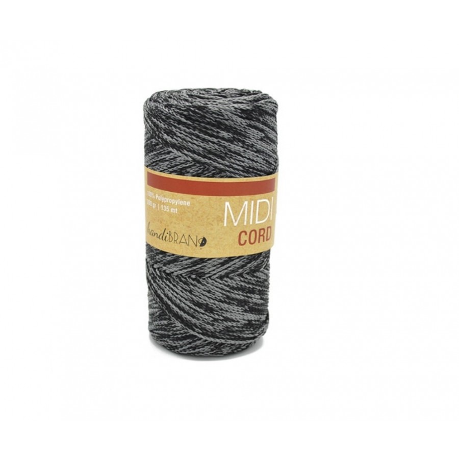 Κορδόνι midi cord - Γκρι δίχρωμο 270-064