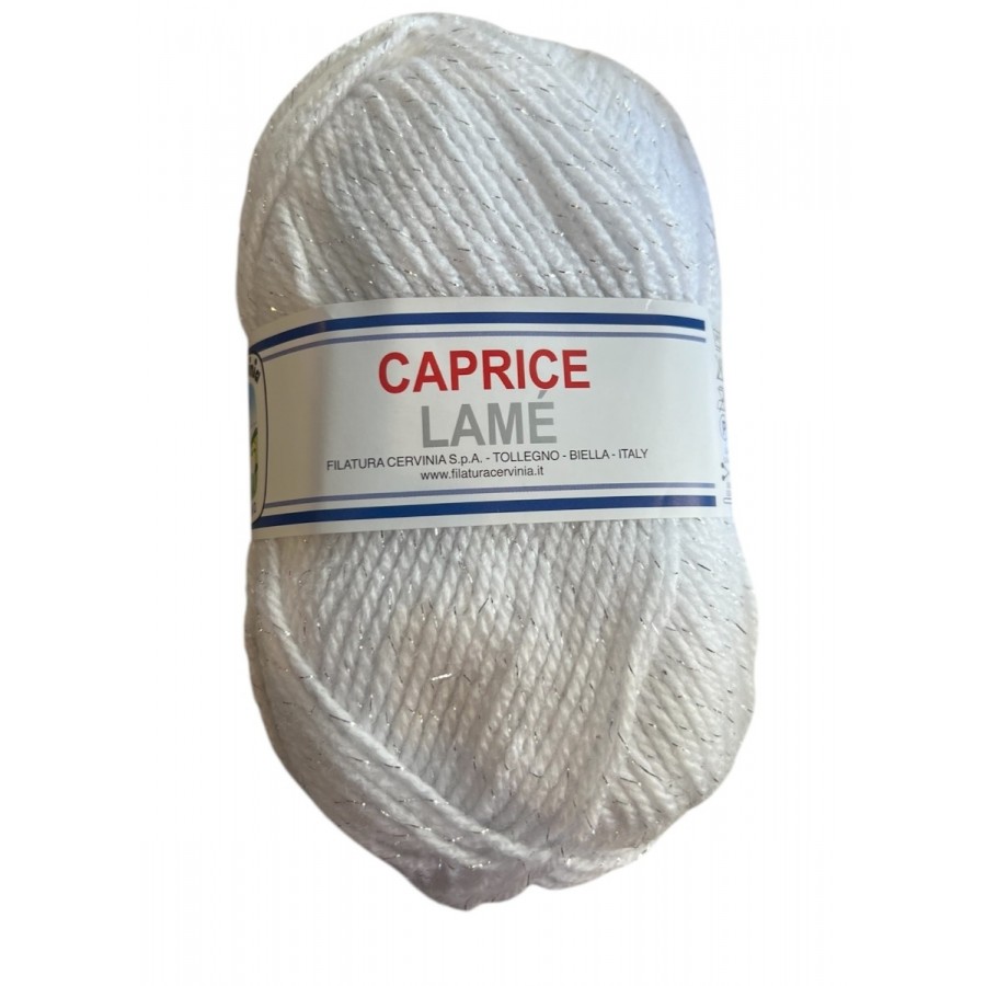 Νήμα Caprice Lamé - λευκό ασημί 401